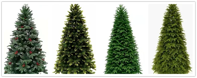 Green Christmas Tree Artificial plant Christmas decoration items height 1m~3m