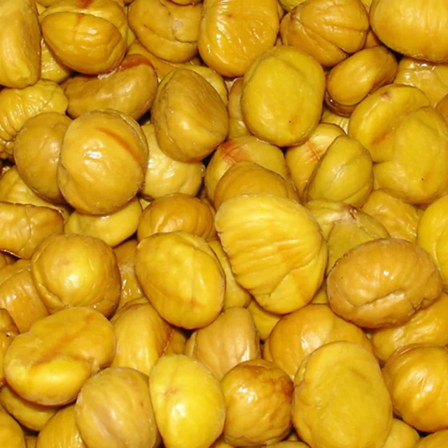 New Crop Organic Yanshan Grade A Frozen Peeled Roasted Chestnuts