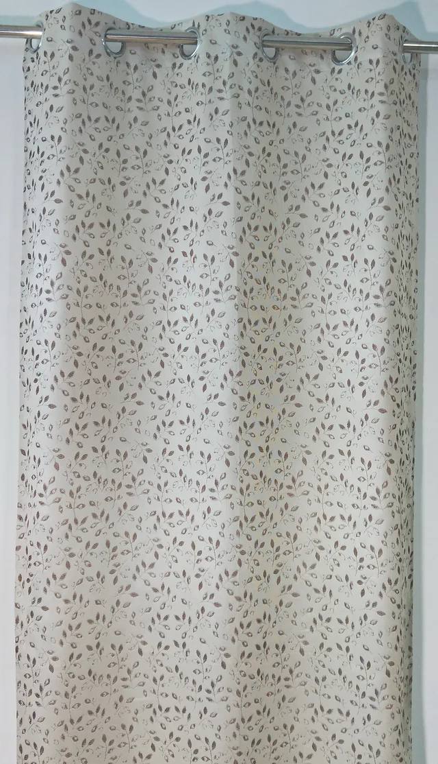 Curtain with jacquard