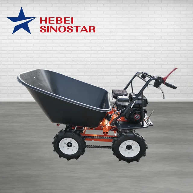 Four-Wheel Electric Wheelbarrow Mini Dumper