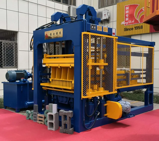QT4-15 Concrete block making machine cement brick making machine