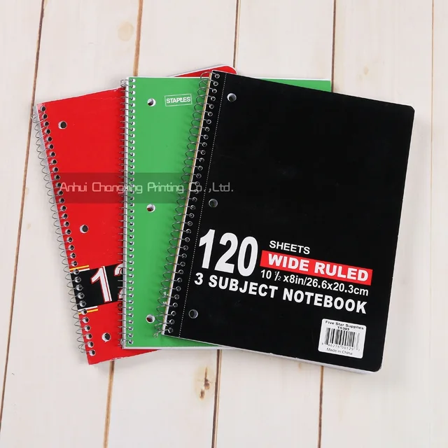 Subject notebook