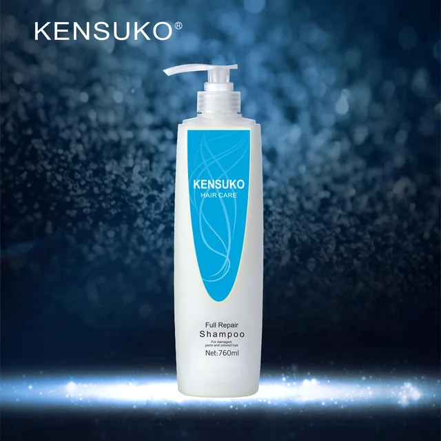 New Kensuko Repairing Shampoo Rejuvenating and Moisturizing Formula with Moroccan oil