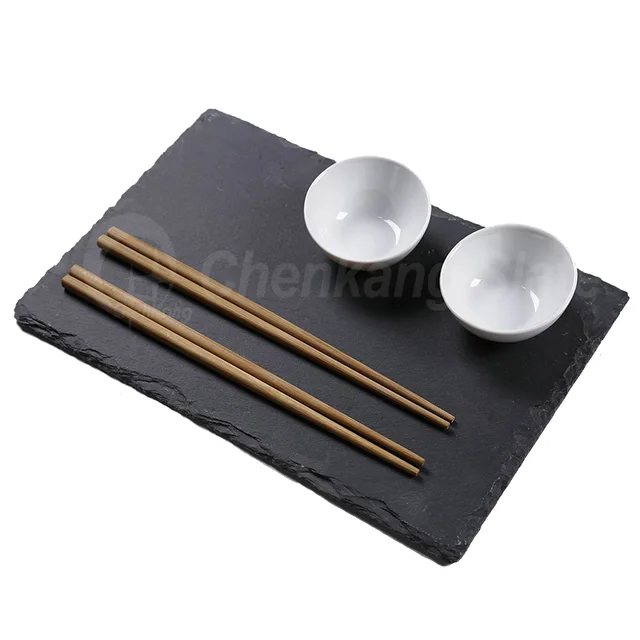 Set Of 5, Slate Sushi Set