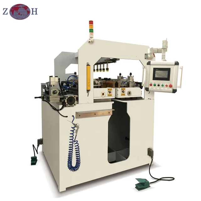 Car radiator plastic tank clinching machine