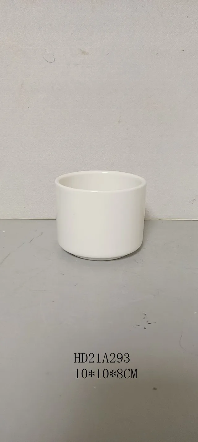Simple fashion design ceramic plant pot