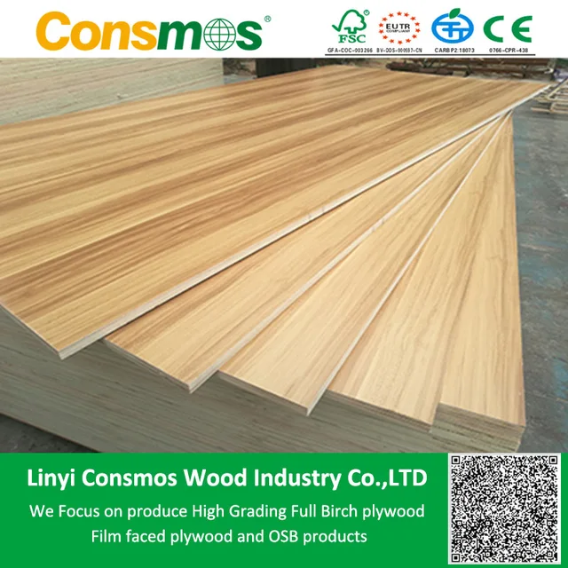 5/6/12/16/17/18mm melamine faced plywood