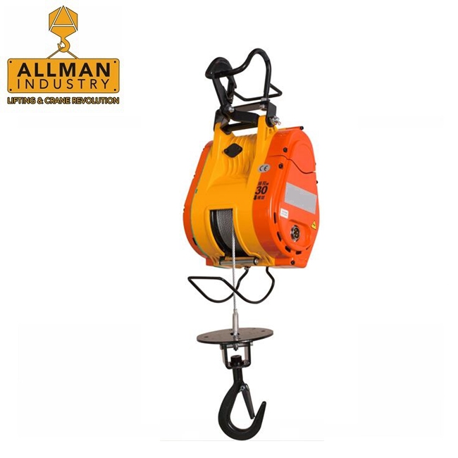 ALLMAN brand 500kg ×60M 220V 1Phase Mini Electric Cable Hoist （AM-M500）