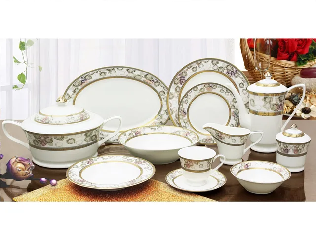 New Bone China Dinner Set