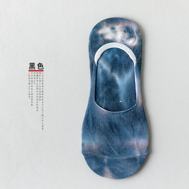 Wholesale customized sweat absorption tie dye outdoor football boat socks