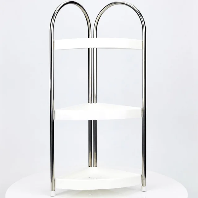 Stainless steel three layer rack with pp