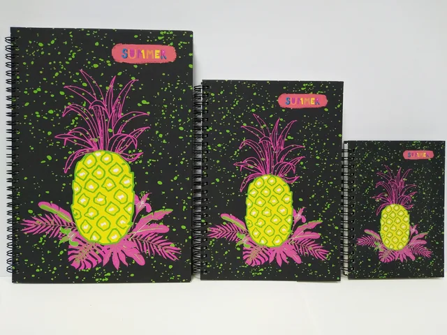 Hard cover notebook