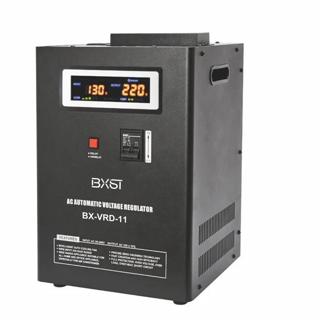 BX-VRD11 Led Display Automatic AC Voltage Regulator Stabilizer, Voltage Stabilizer for Home