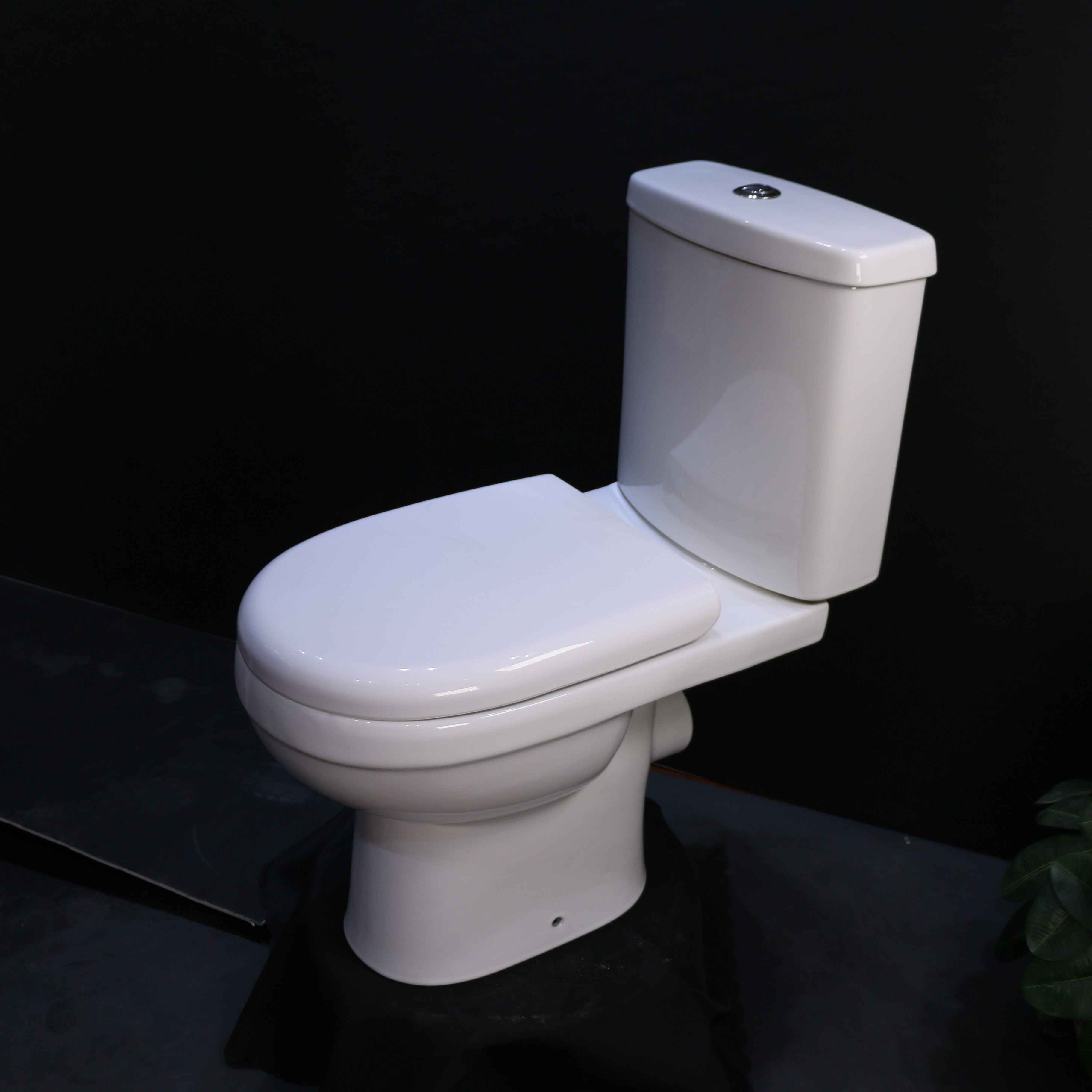Round european standard toilet dual flush wc toilet