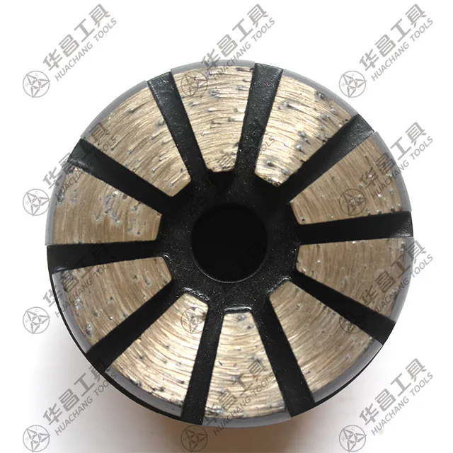 Terrazzo floor gridning plates