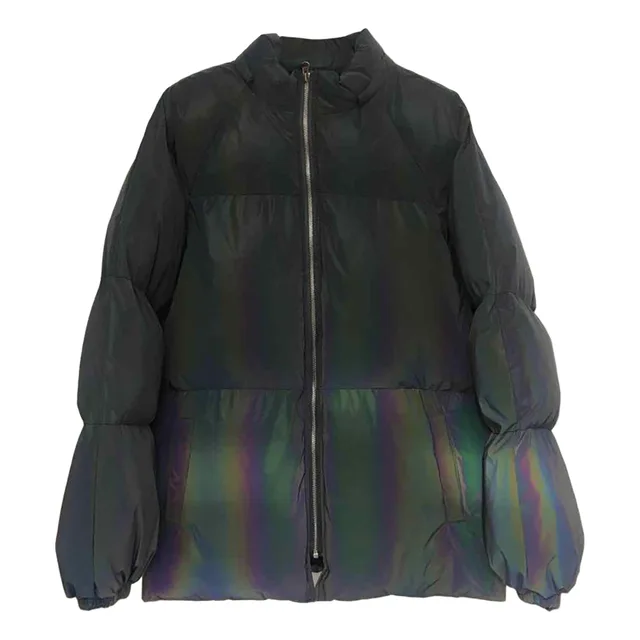 Men's Discolored Puffer Jacket
