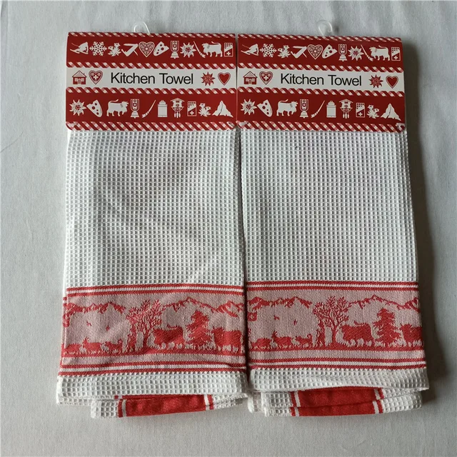 Countryside jacquard tea towel