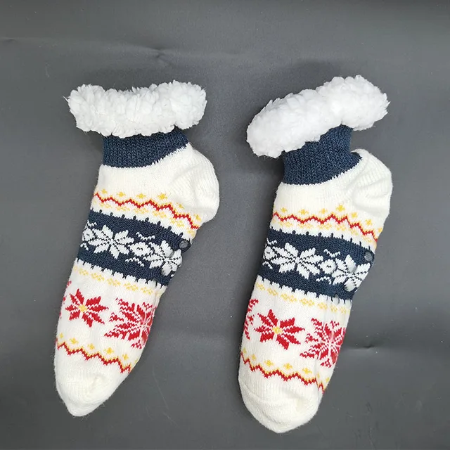 Knitted Fuzzy Socks