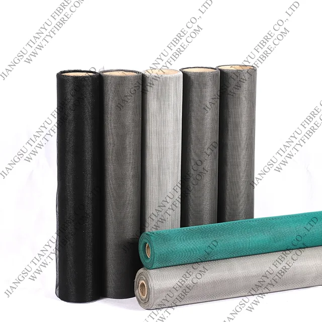 Insect Screen Netting Plain Weaving Door Screen Netting Fly Mesh Mosquito Inivisible Window Screen