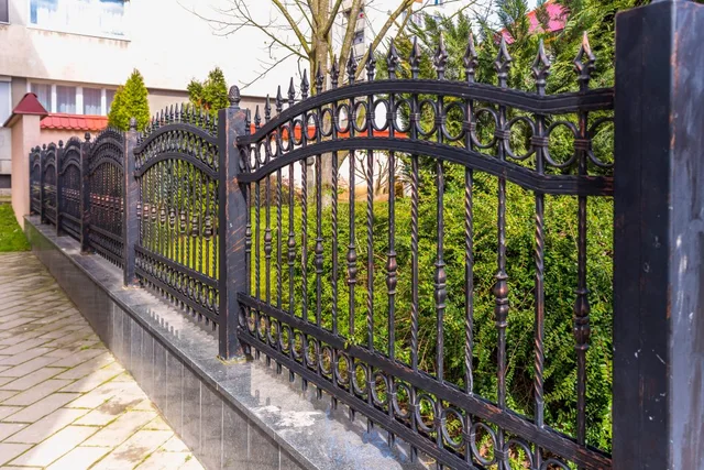 Forged Iron Fence
