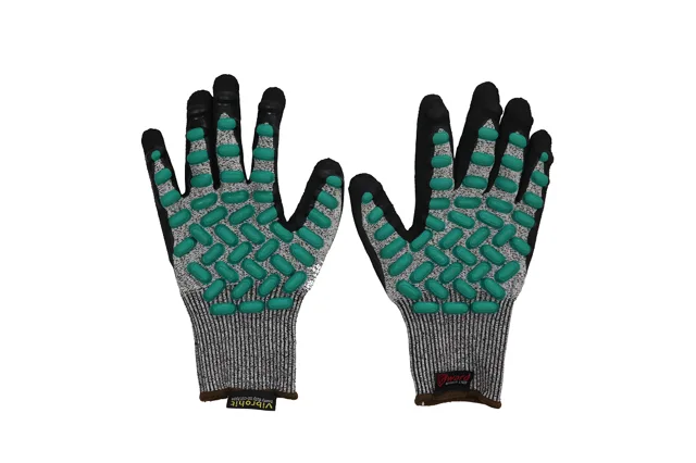 Polyester&rubber Latex Anti Vibration Working Glove
