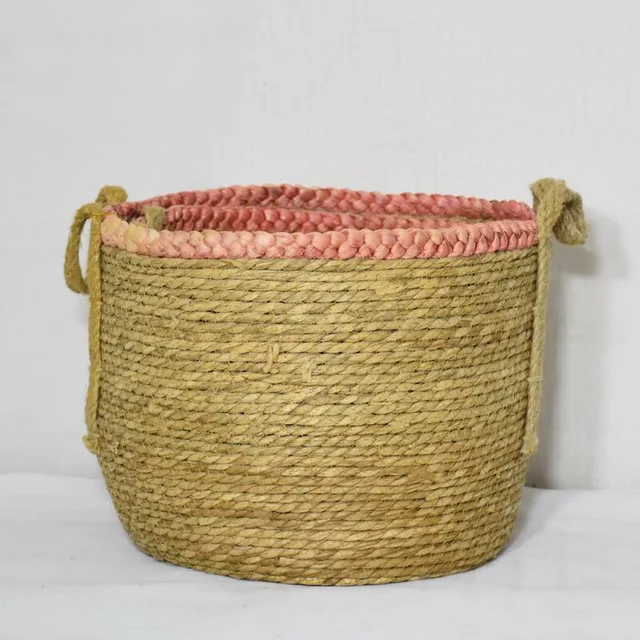 Woven Straw Basket