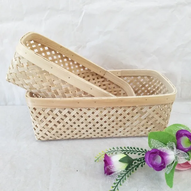 Bamboo basket Gift basket Fruit basket
