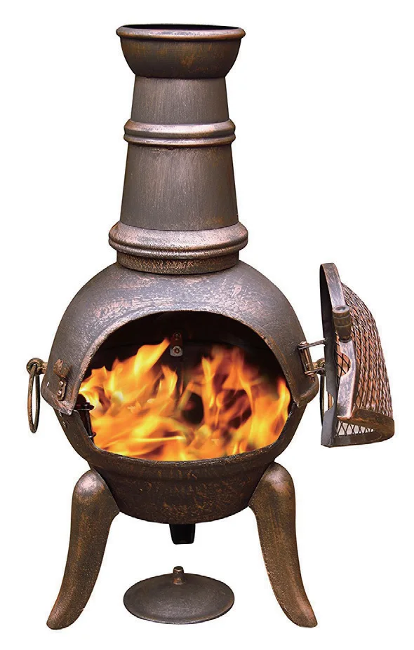 Cast Iron Chiminea H86 cm