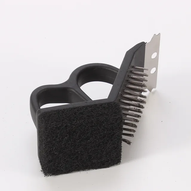 Hot sale bbq cleaning brush Wire barbecue scraper grill brush bbq chain basting brush