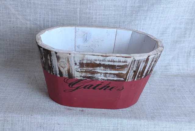 Wood planter
