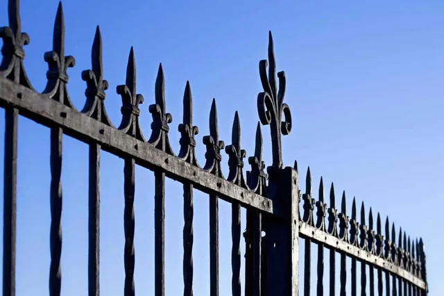 Wrought Iron Garden Fence
