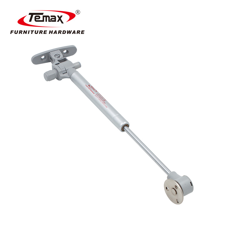 Steel Silver White kitchen door clip on soft close adjustable gas spring cabinet support