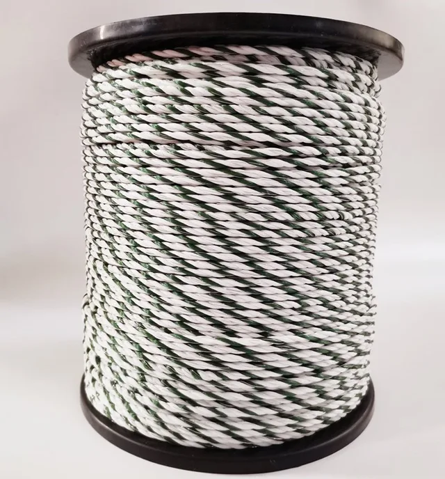 Electric fence rope