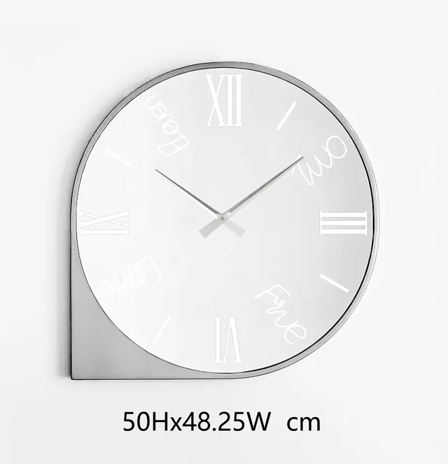 Mirror wall clock