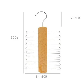 Wooden Necktie and Belt Hanger