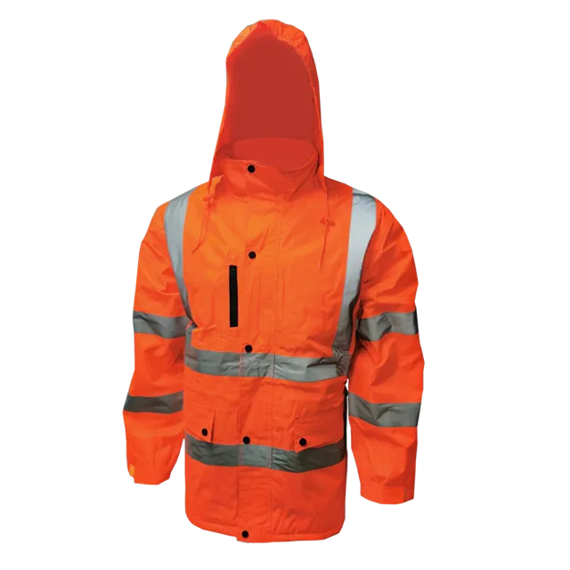 Parka orange fluo refective taoe workear padding