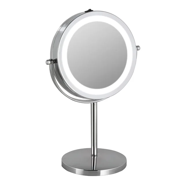 Two Sides LED Table Vanity Mirror with Magnification