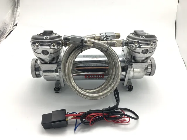 300psi 12/24V Air Suspension Compressor Double cylinder For Air Bag Suspension
