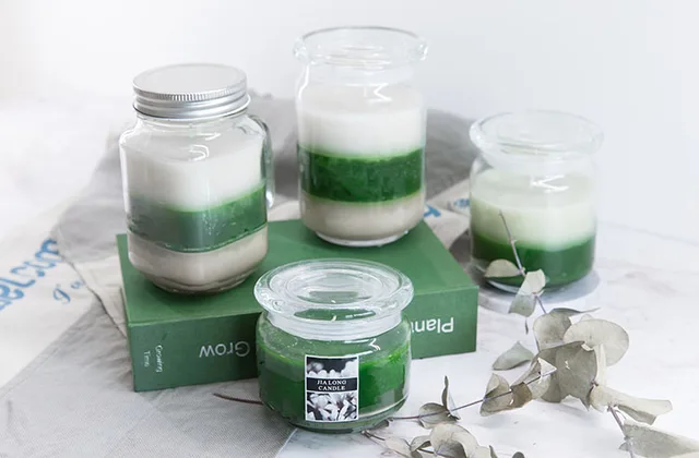 Candle holder soy wax scented candle glass candle jar