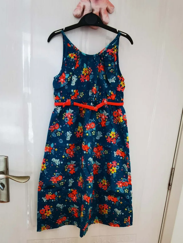 Girl's dress with AOP print