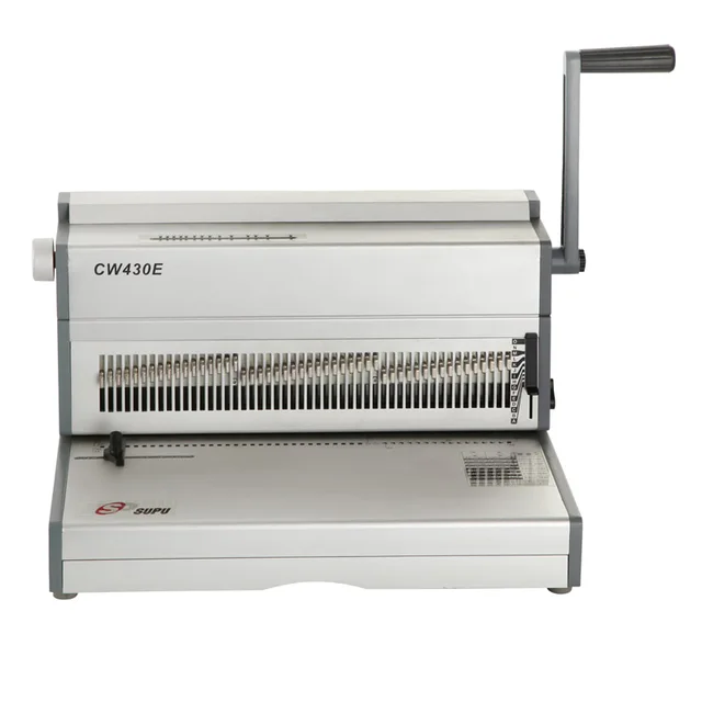 Double wire book binding machine CW430E
