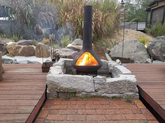 2023 SEB KAMADO Outdoor chiminea Ceramic Fire Pit