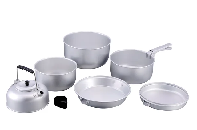 8pcs aluminum camping cook set