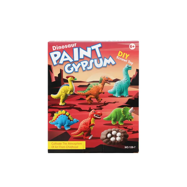 Dinosaur Paint Gypsum DIY Scrawl Toy