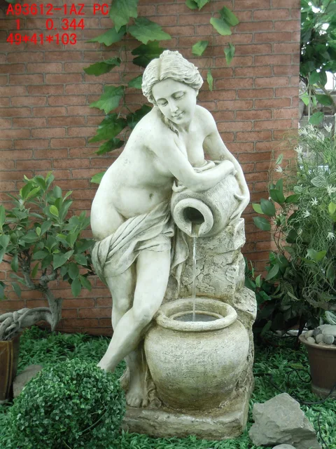 40" girl fountain