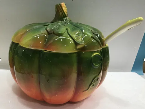 Ceramic Pumpkin jar