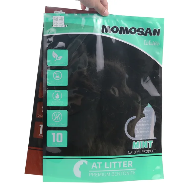 Three side sealed cat litter bag 10L