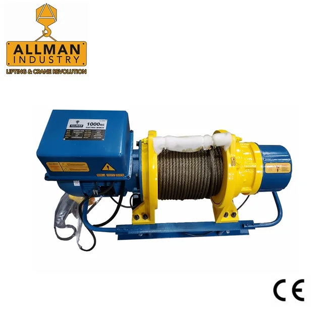 ALLMAN brand AMW-1000 Model construction lift electric winch