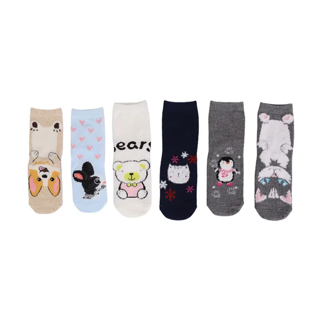 Fleece yarn socks