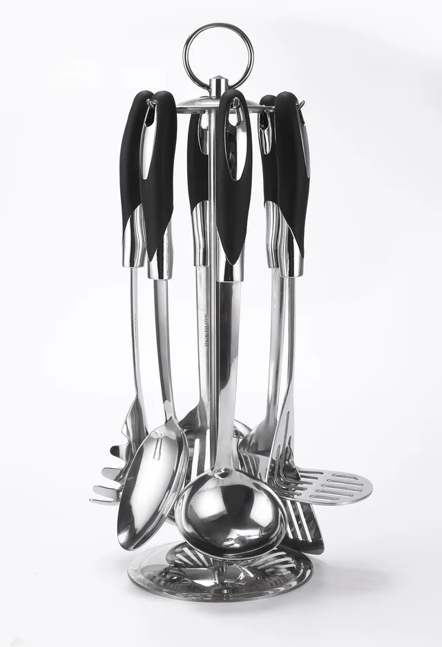 Stainless-steel kitchen utensils